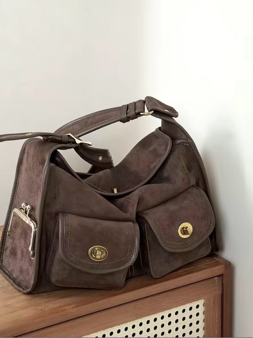 Non branded Handmade Haversack Bag.
